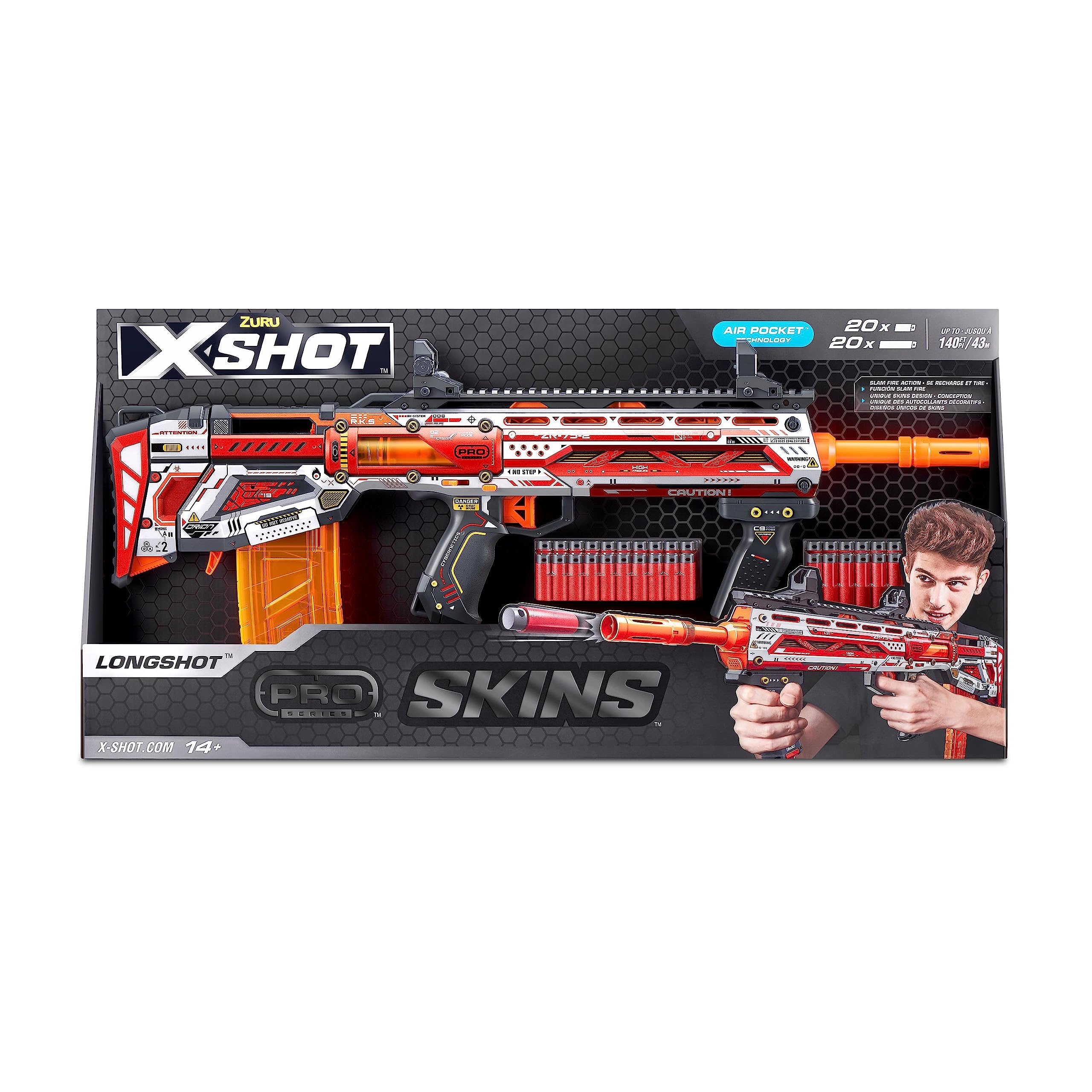 Amazon.com: XSHOT Skins Pro S1 Sinister : Toys & Games
